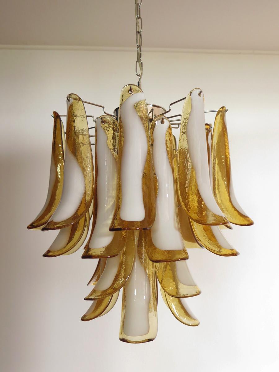 Murano Glass Petal Chandelier 26