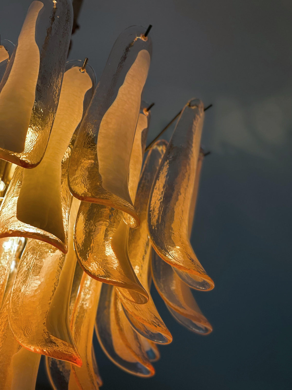 Murano Glass Petal Chandelier 26