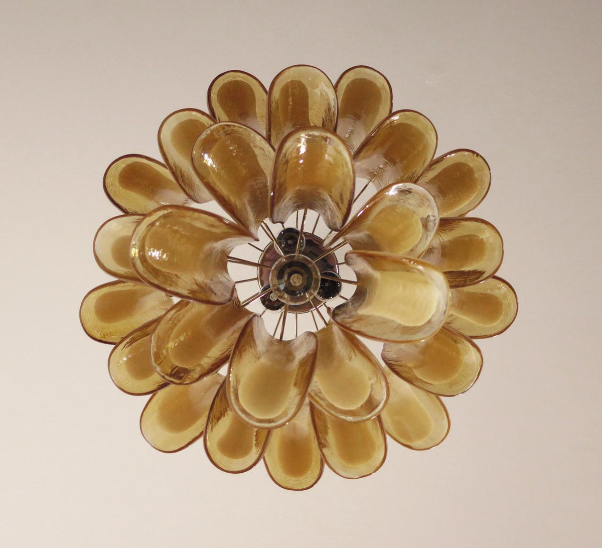 Murano Glass Petal Chandelier 26