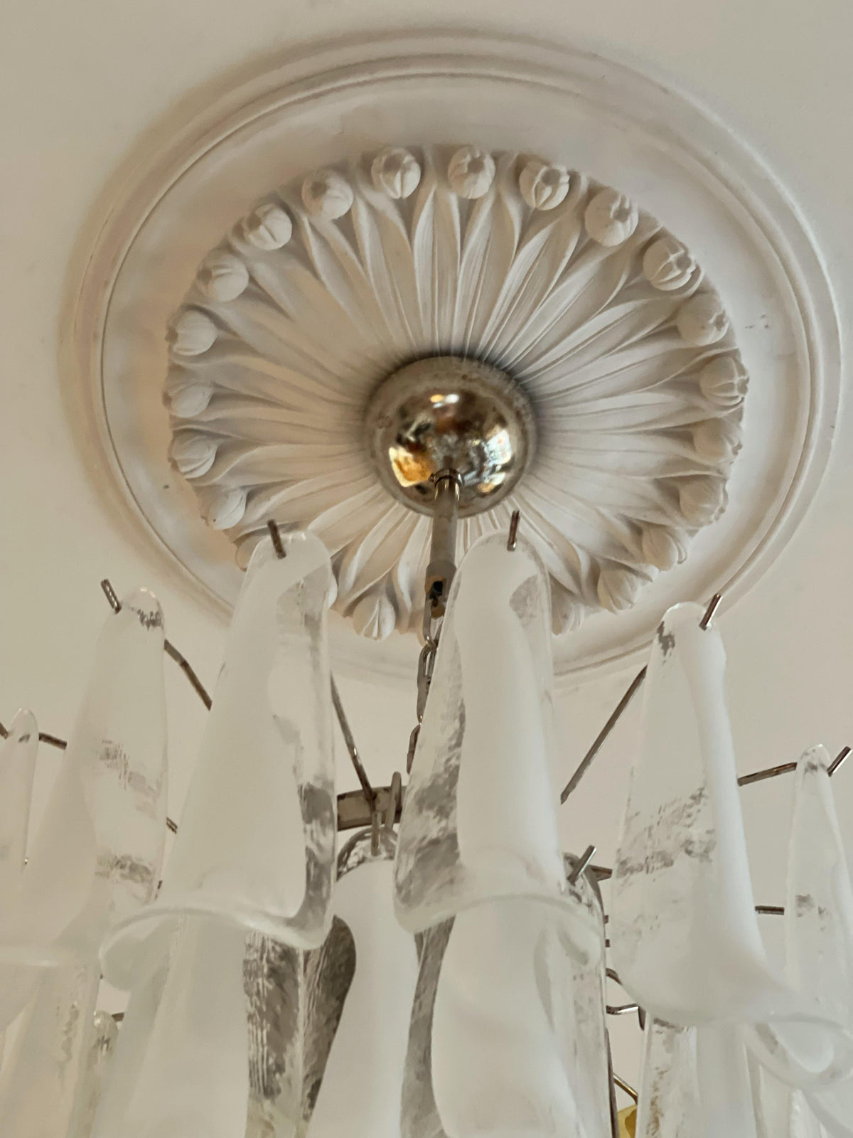 Murano Glass Petal Chandelier 26