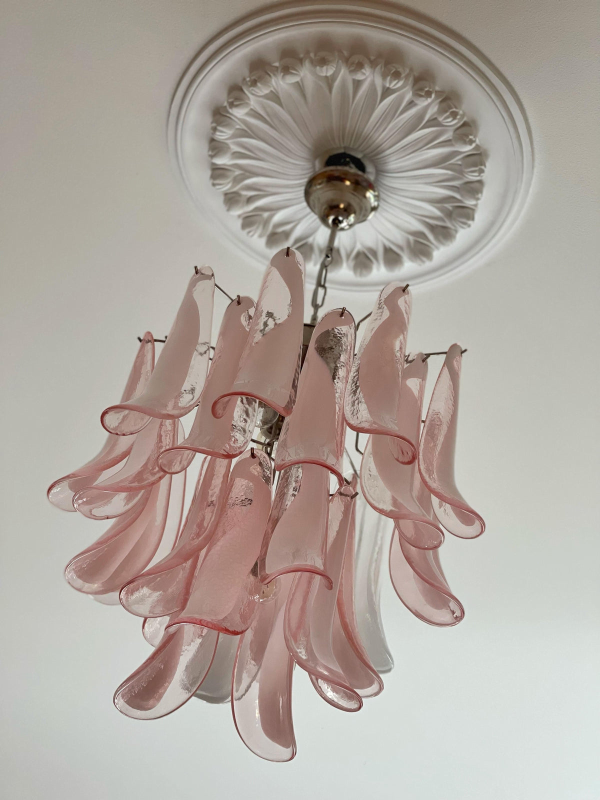 Murano Glass Petal Chandelier 26