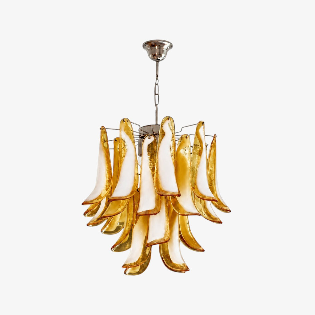 Murano Glass Petal Chandelier 26
