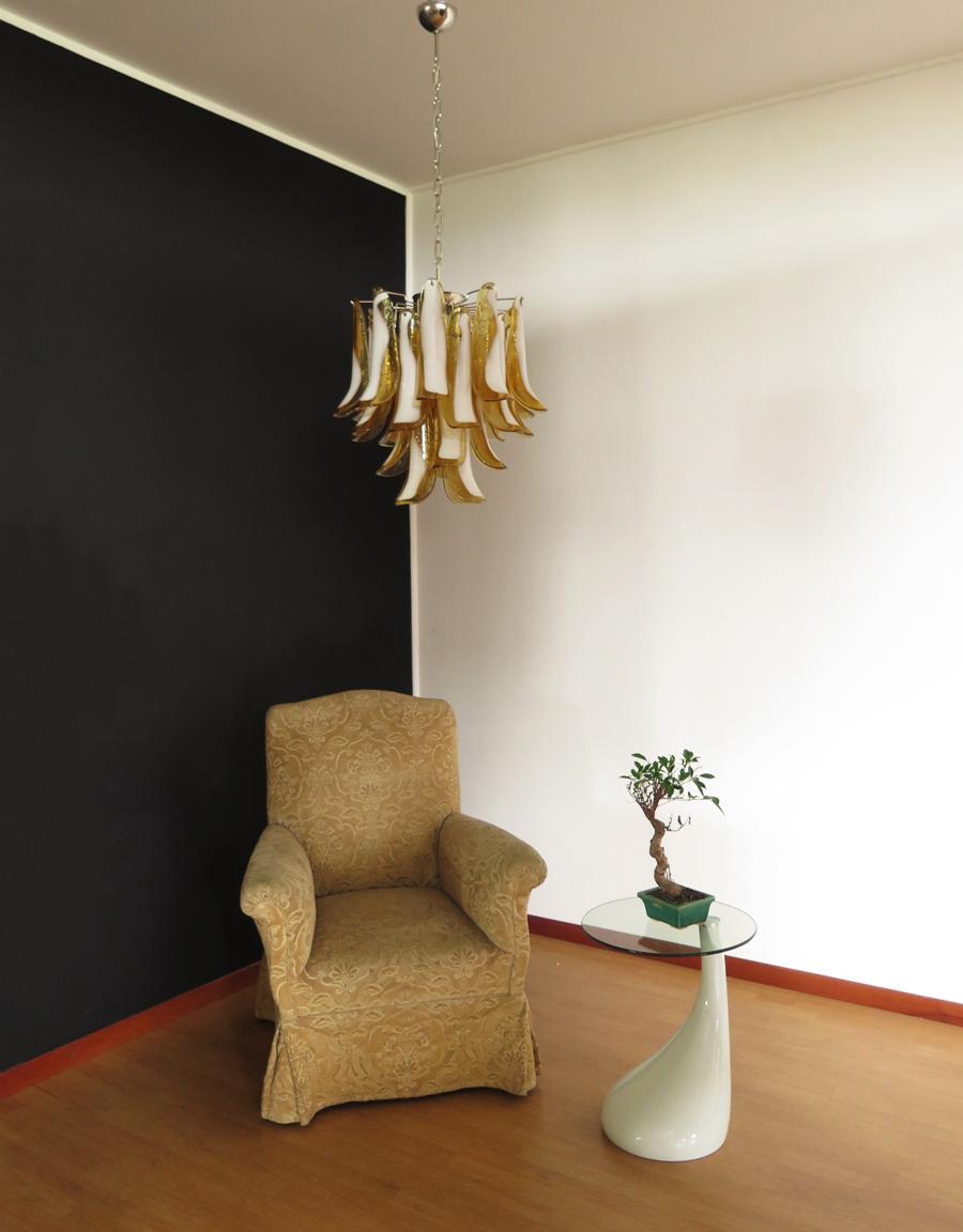 Murano Glass Petal Chandelier 26