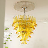 Murano Glass Petal Chandelier
