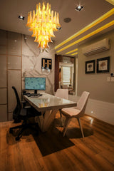 Murano Glass Petal Chandelier 85