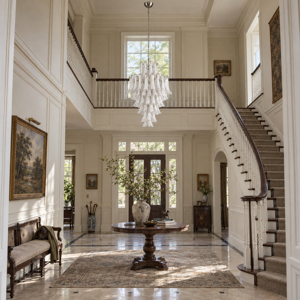 Murano Glass Petal Chandelier 85