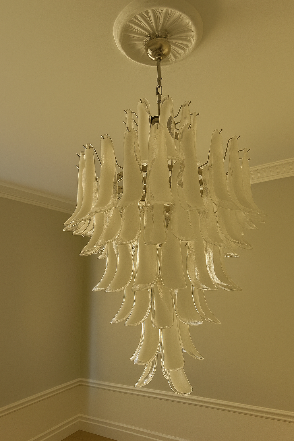 Murano Glass Petal Chandelier 85