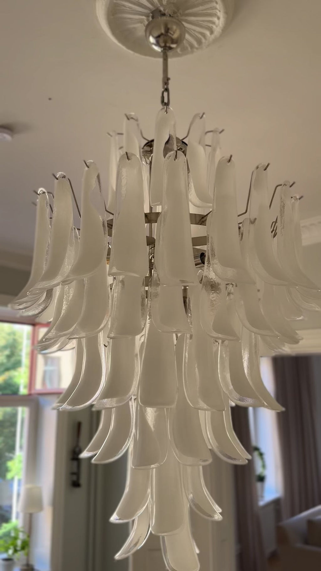 Murano Glass Petal Chandelier 85
