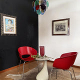 Murano Multicolored Disc Chandelier 24