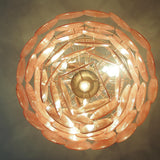 Murano Pink Disc Chandelier 87