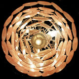 Murano Pink Disc Chandelier 87