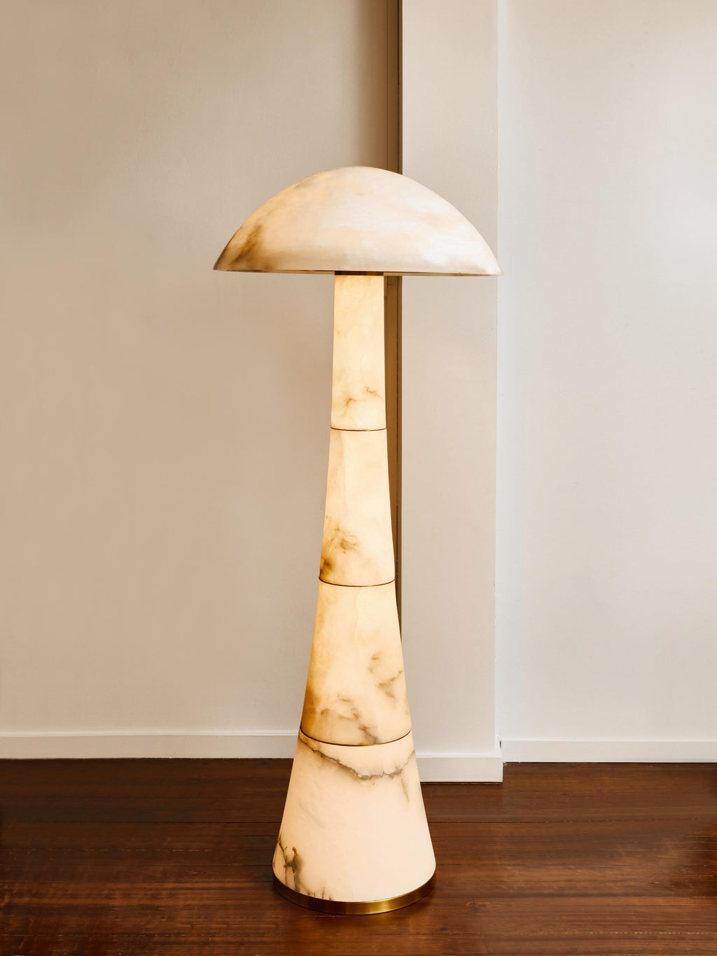 Mushroom Alabaster Floor Lamp