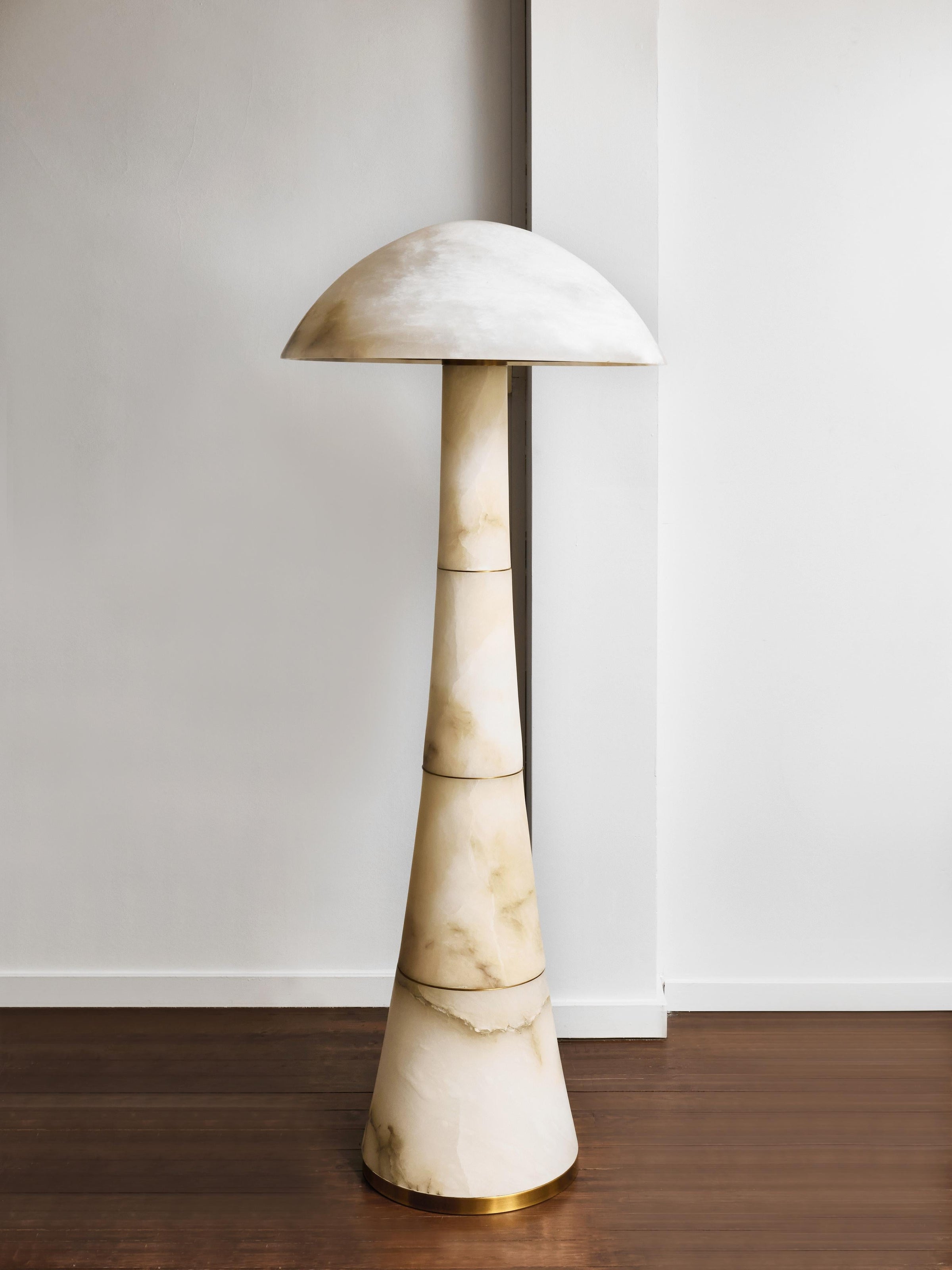 Mushroom Alabaster Floor Lamp