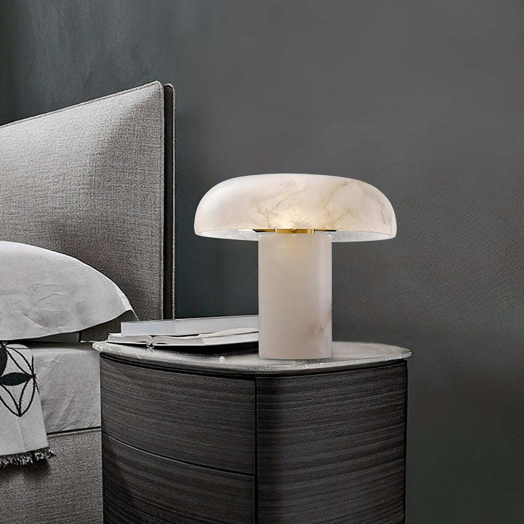 Holey Alabaster Table Lamp