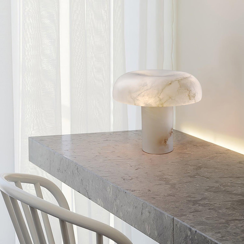 Holey Alabaster Table Lamp