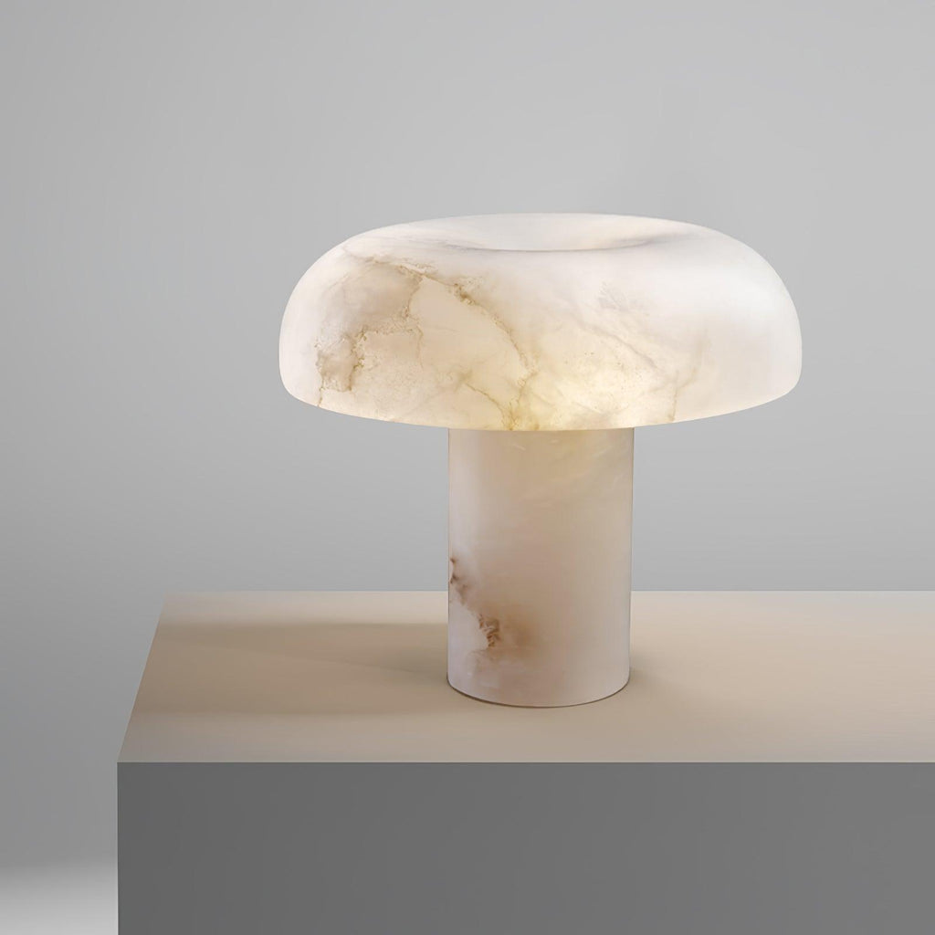 Holey Alabaster Table Lamp