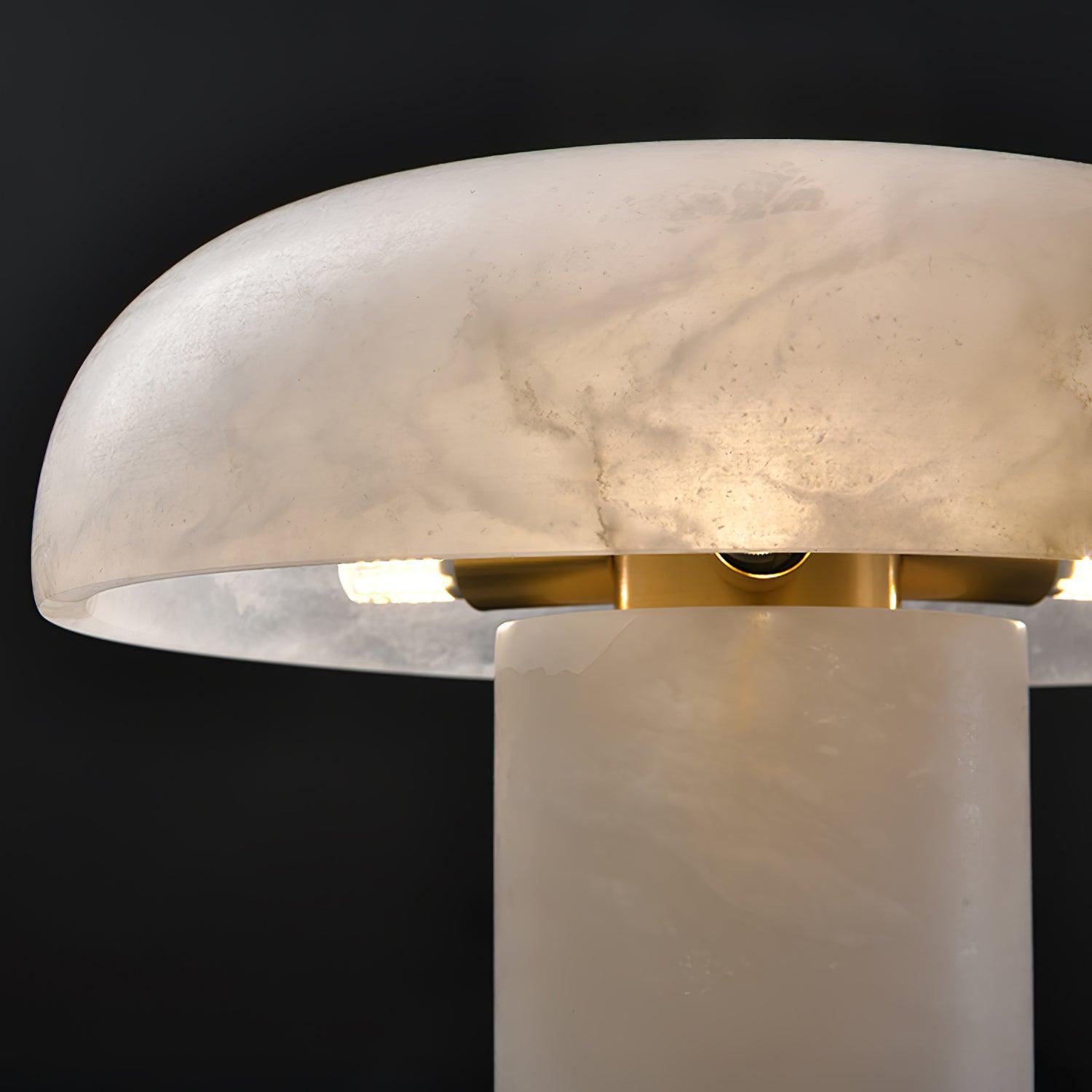 Holey Alabaster Table Lamp