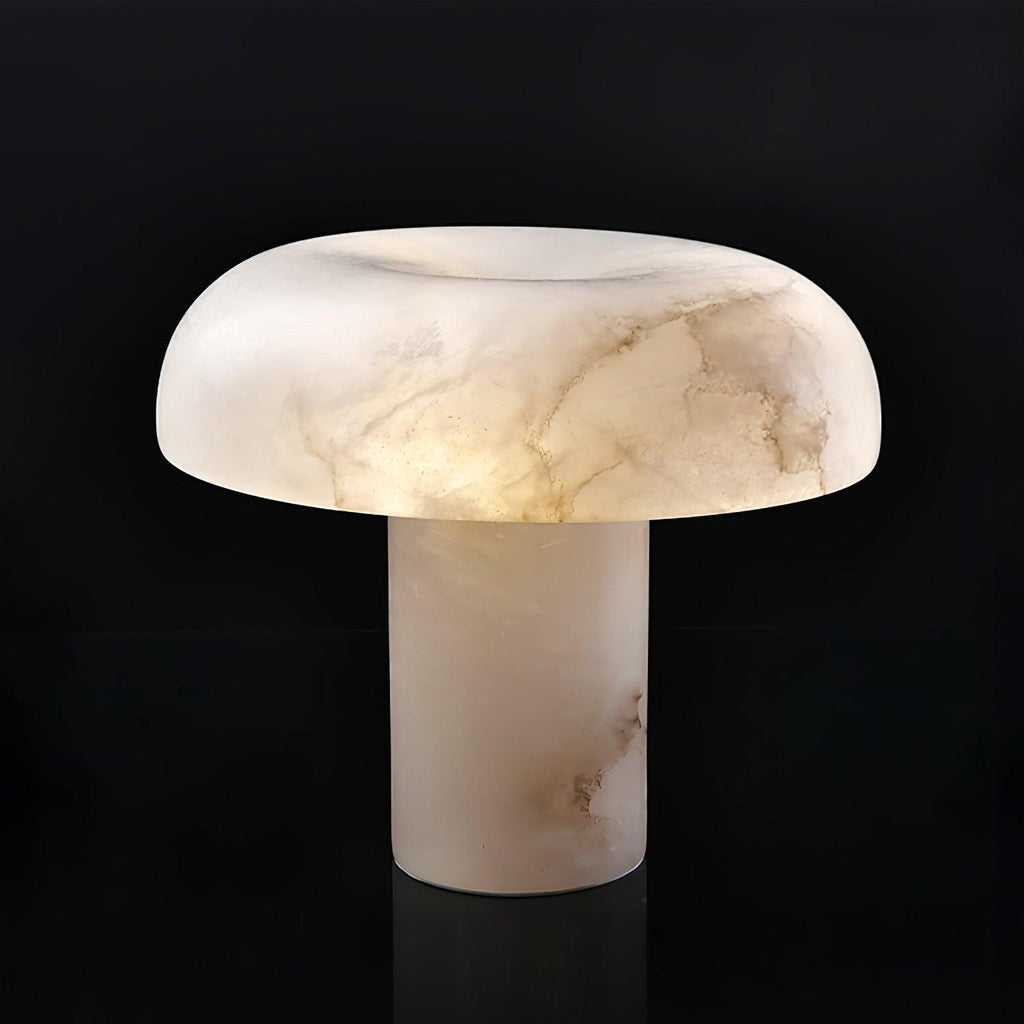 Holey Alabaster Table Lamp