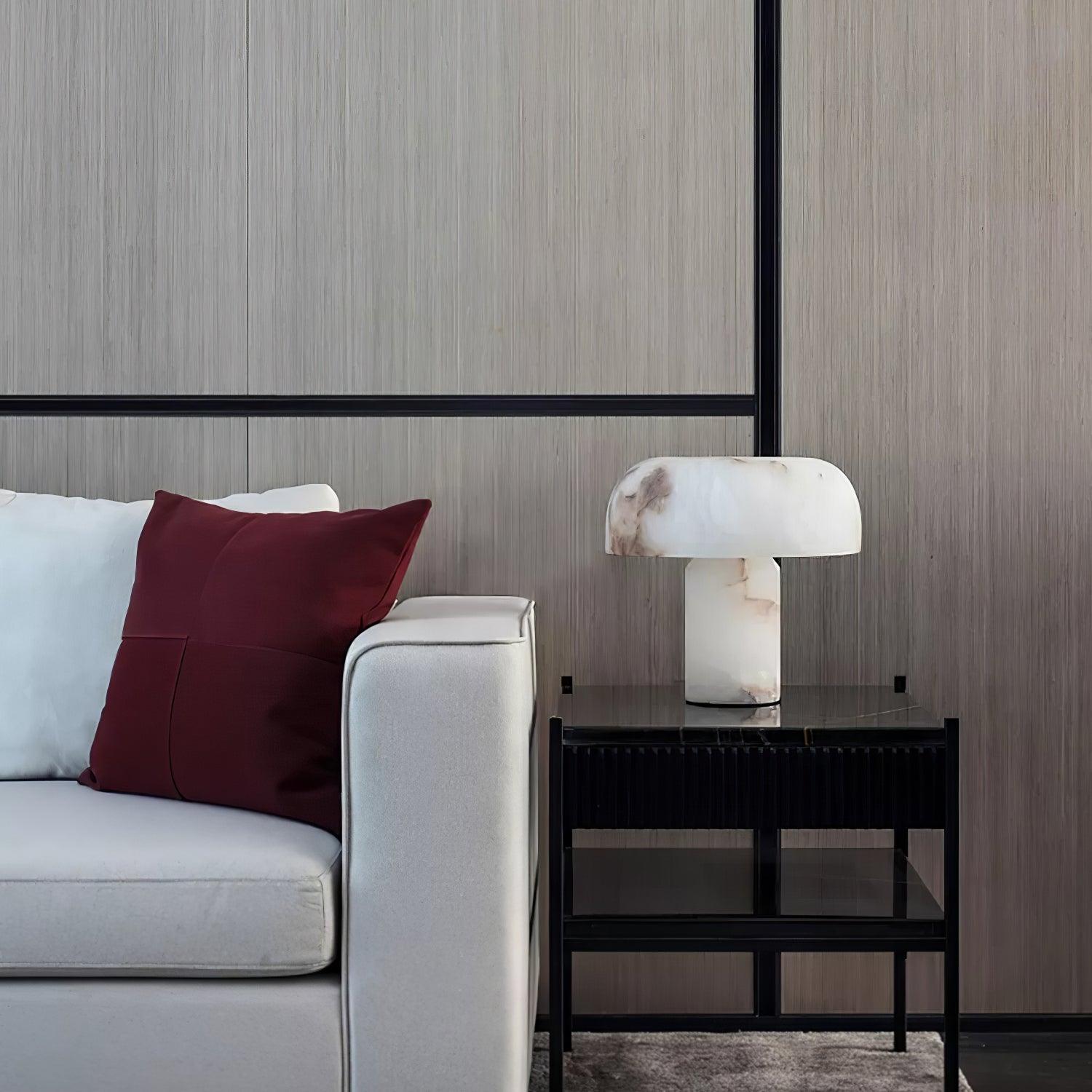 Holey Alabaster Table Lamp