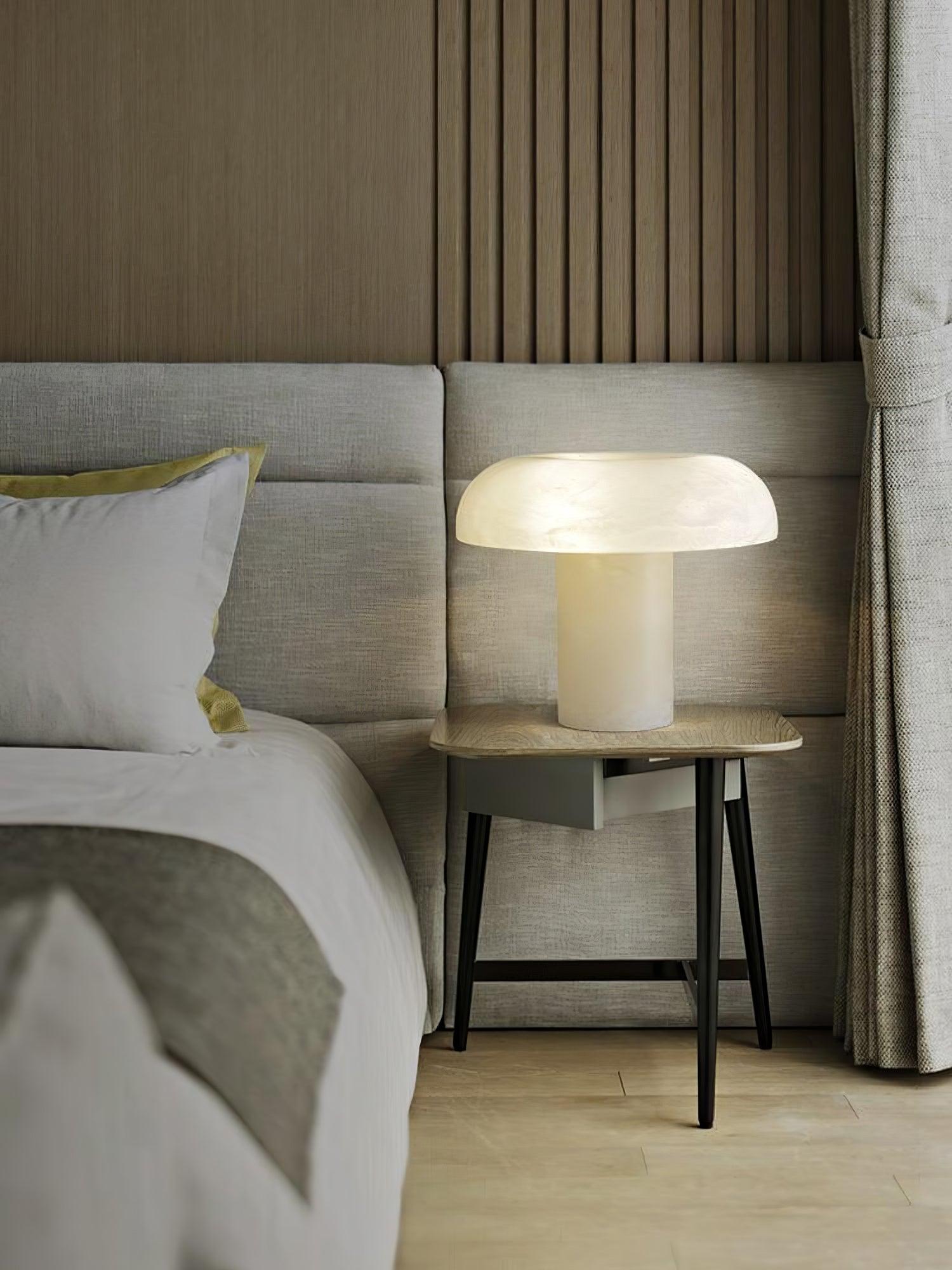Holey Alabaster Table Lamp