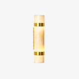 Natalia Onyx and Brass Wall Sconce