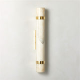 Natalia Onyx and Brass Wall Sconce