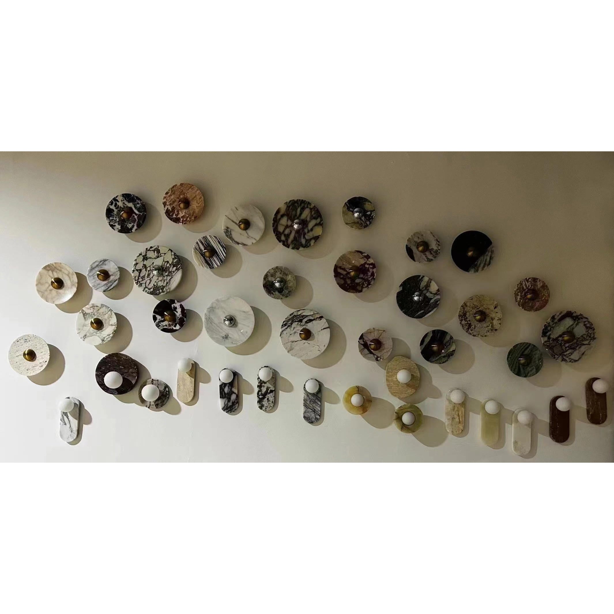 Natural Marble Sconce Collection