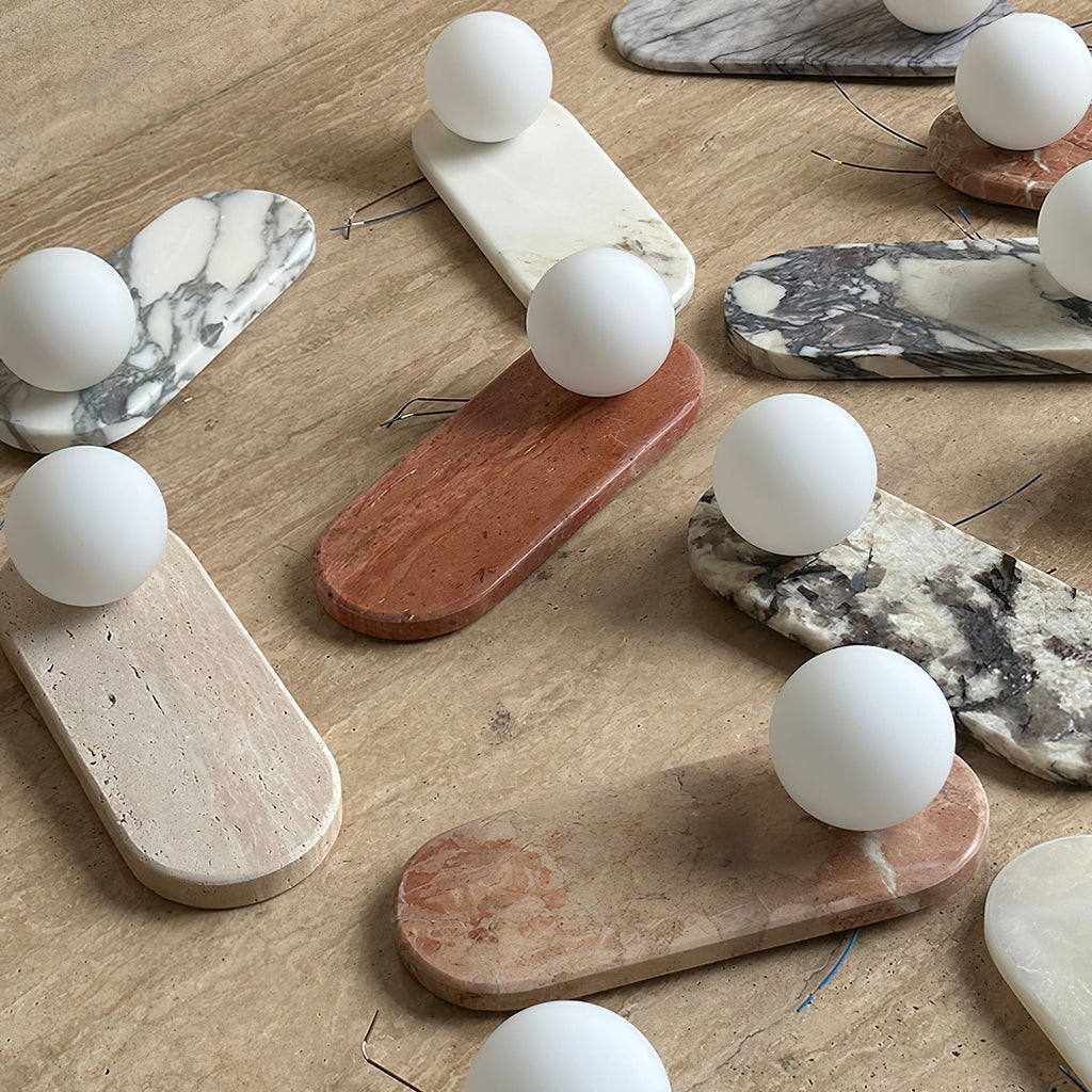 Natural Marble Sconce Collection