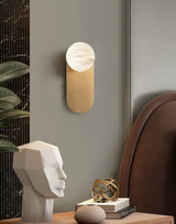 Olive Alabaster Wall Sconce