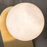 Olive Alabaster Wall Sconce