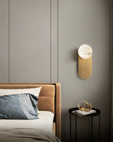 Olive Alabaster Wall Sconce