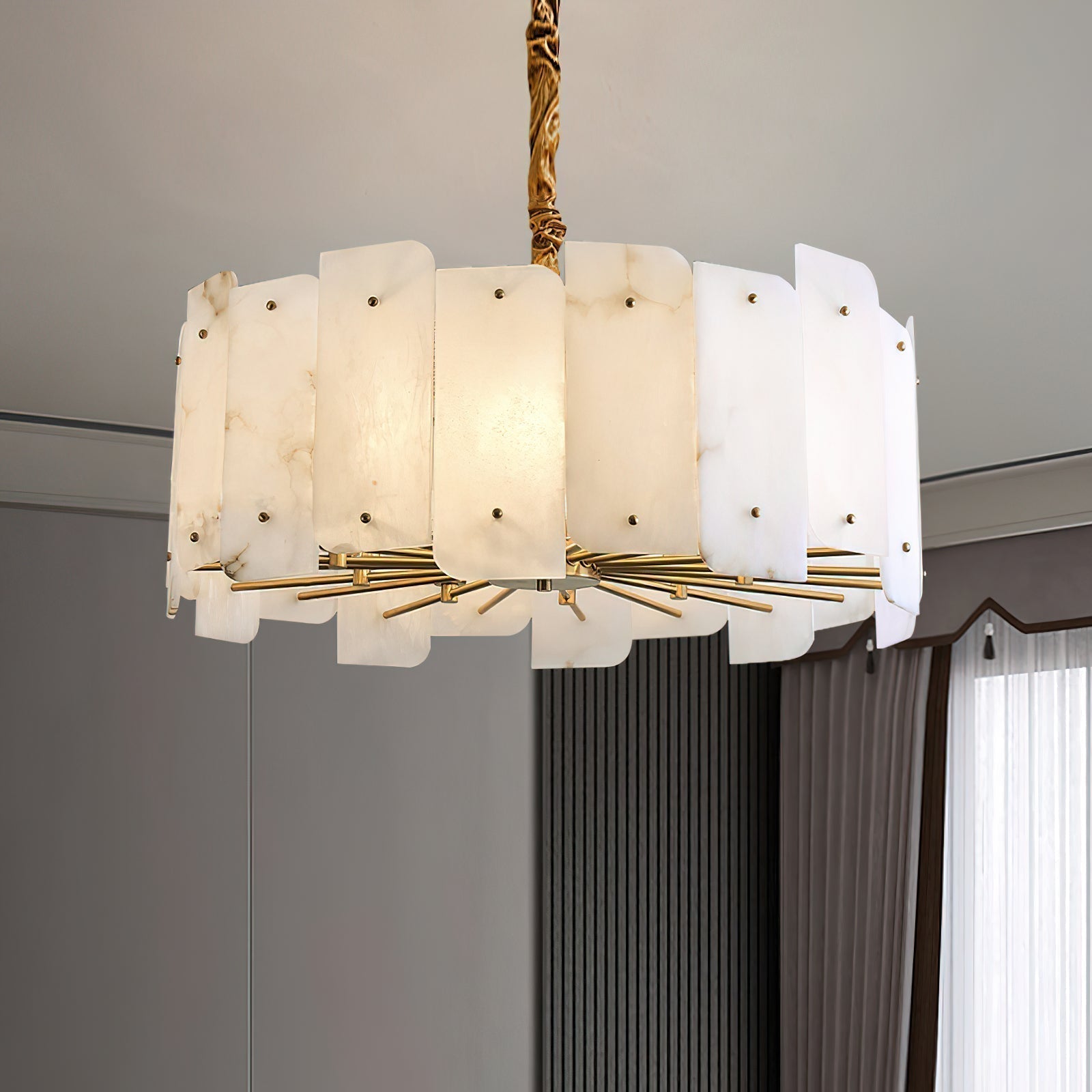 Onie Alabaster Chandelier