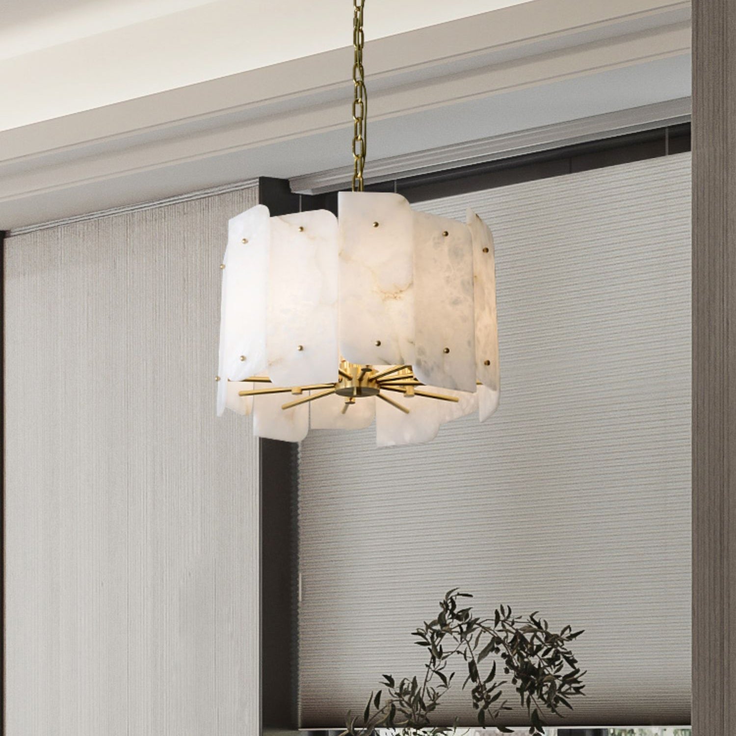 Onie Alabaster Chandelier
