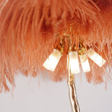 Fero Ostrich Feather Floor Lamp