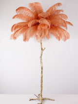 Fero Ostrich Feather Floor Lamp