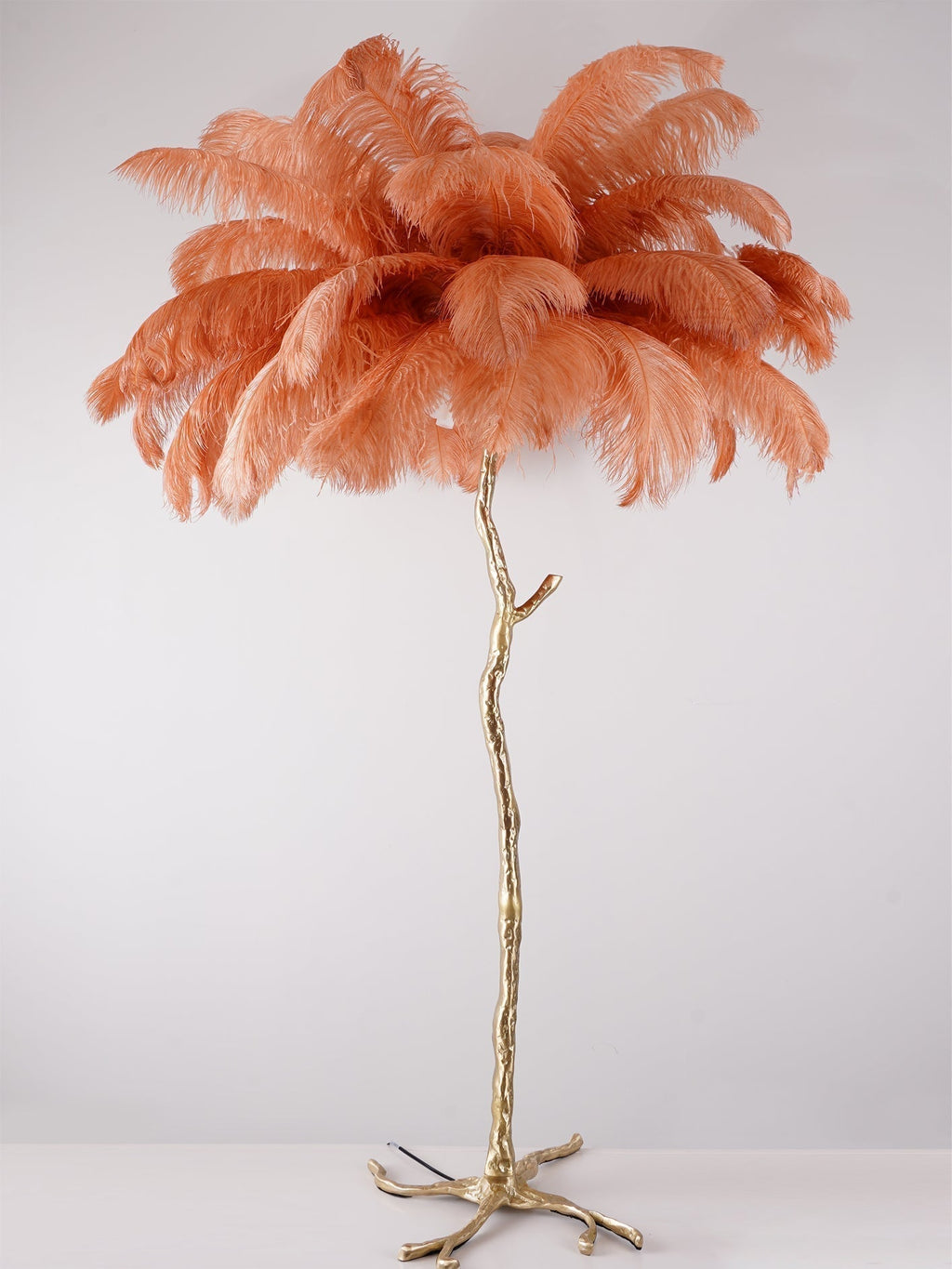 Fero Ostrich Feather Floor Lamp
