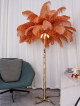 Fero Ostrich Feather Floor Lamp
