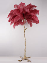 Fero Ostrich Feather Floor Lamp