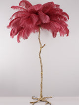 Fero Ostrich Feather Floor Lamp