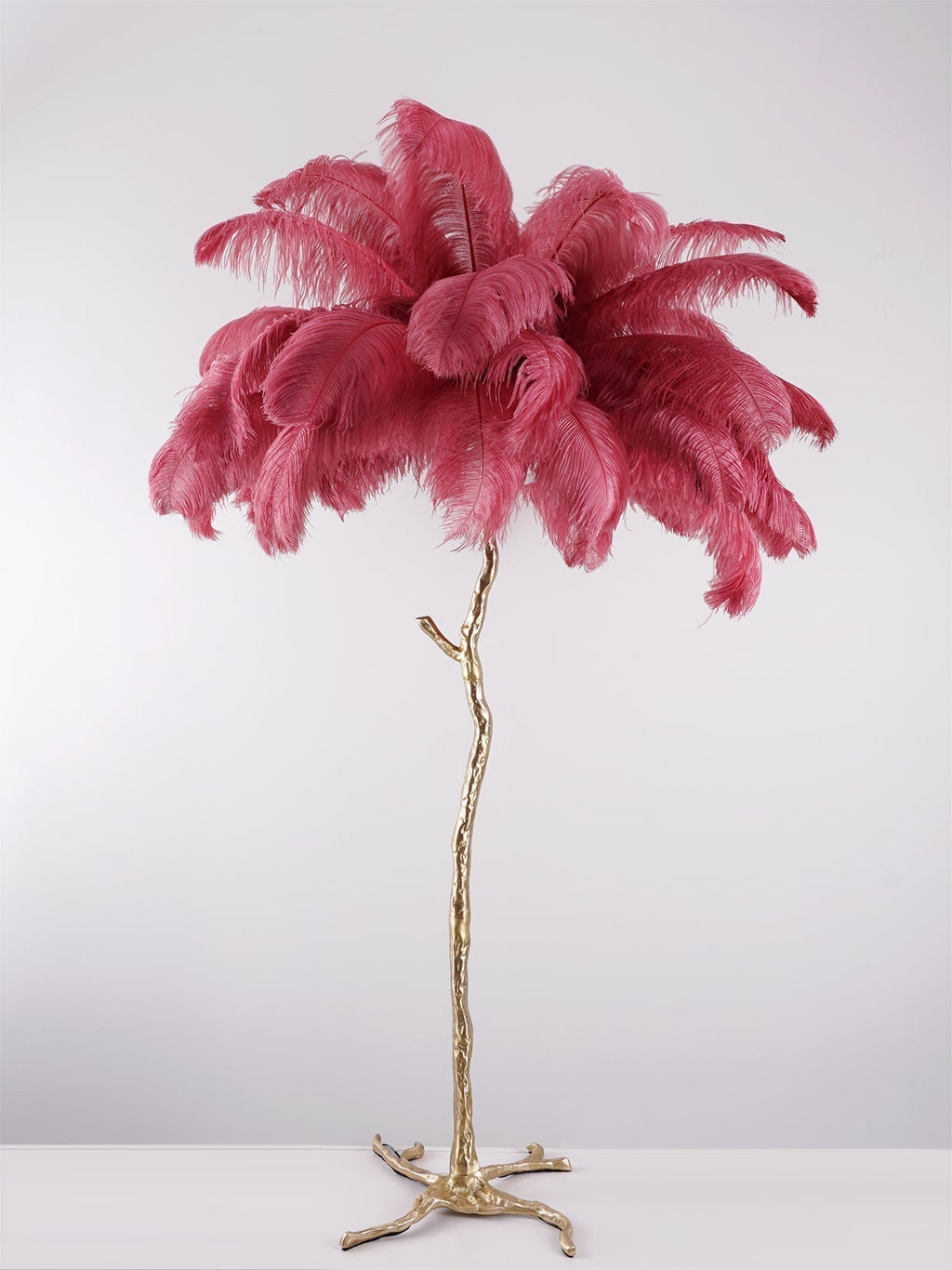 Fero Ostrich Feather Floor Lamp