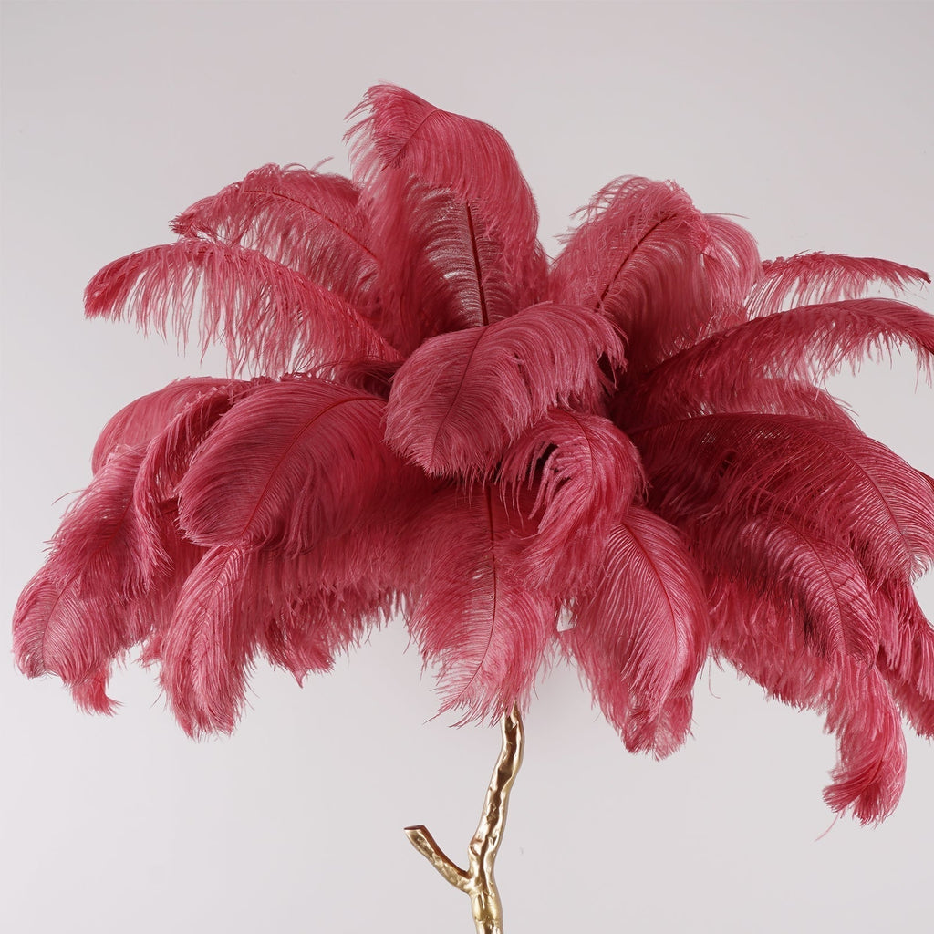 Fero Ostrich Feather Floor Lamp