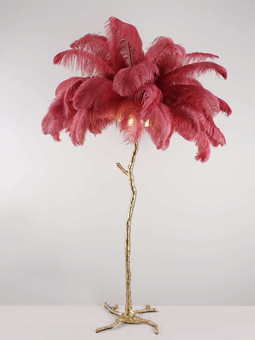 Fero Ostrich Feather Floor Lamp
