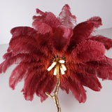 Fero Ostrich Feather Floor Lamp
