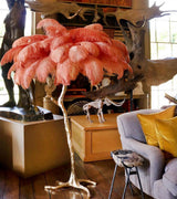 Fero Ostrich Feather Floor Lamp