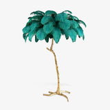 Fero Ostrich Feather Floor Lamp