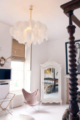 Fero Ostrich Feather Chandelier