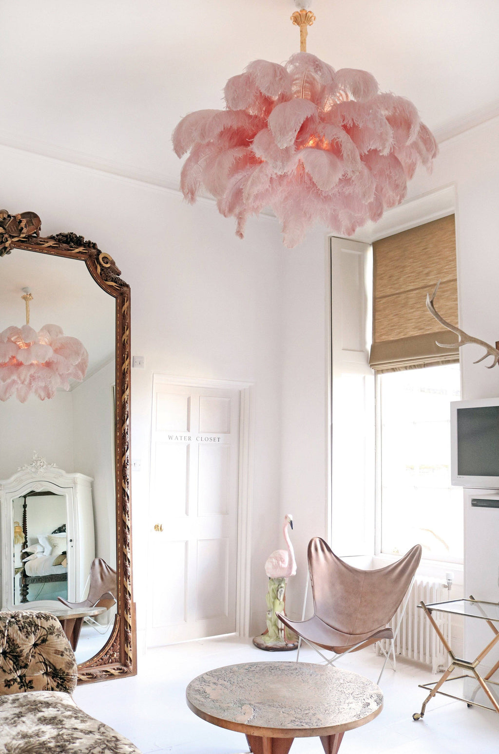 Fero Ostrich Feather Chandelier