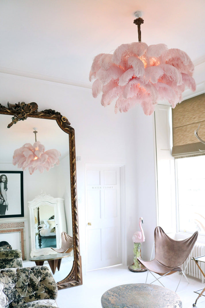 Fero Ostrich Feather Chandelier