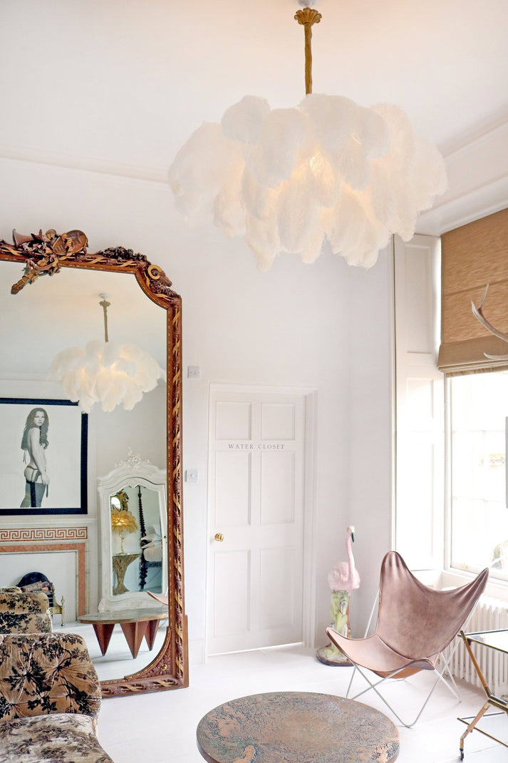 Fero Ostrich Feather Chandelier