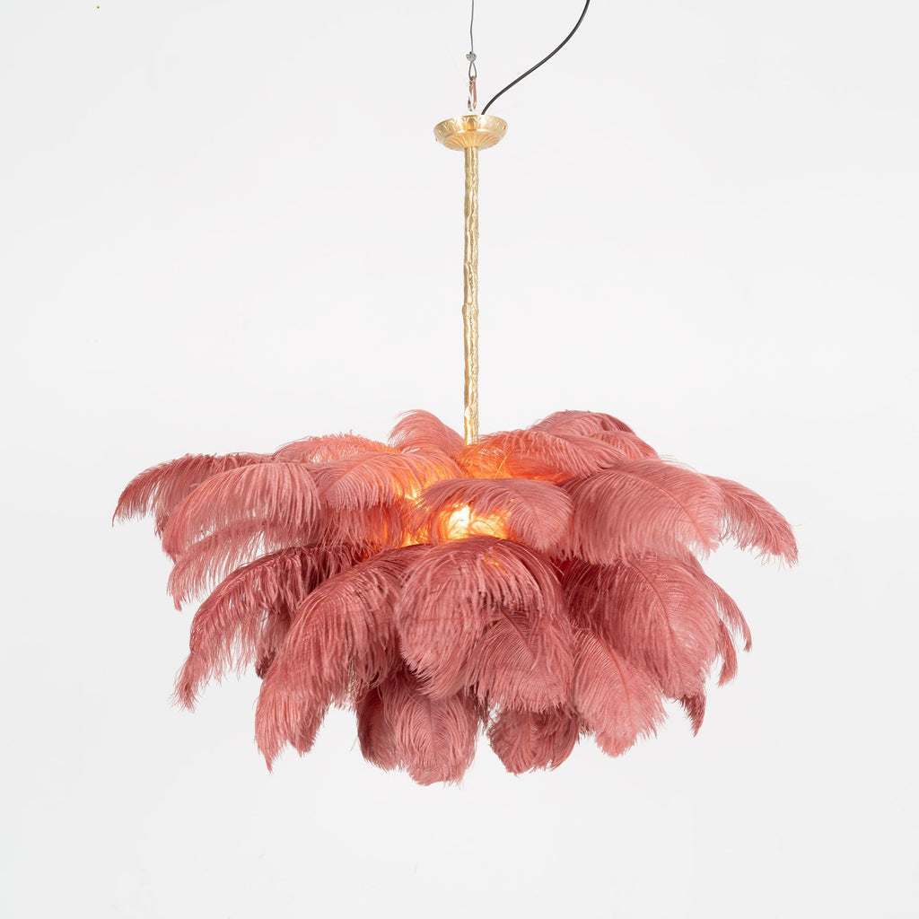 Fero Ostrich Feather Chandelier